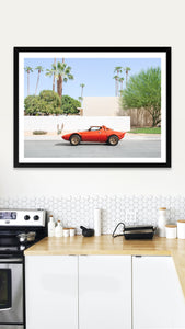 Lancia Stratos in Palm Springs Print