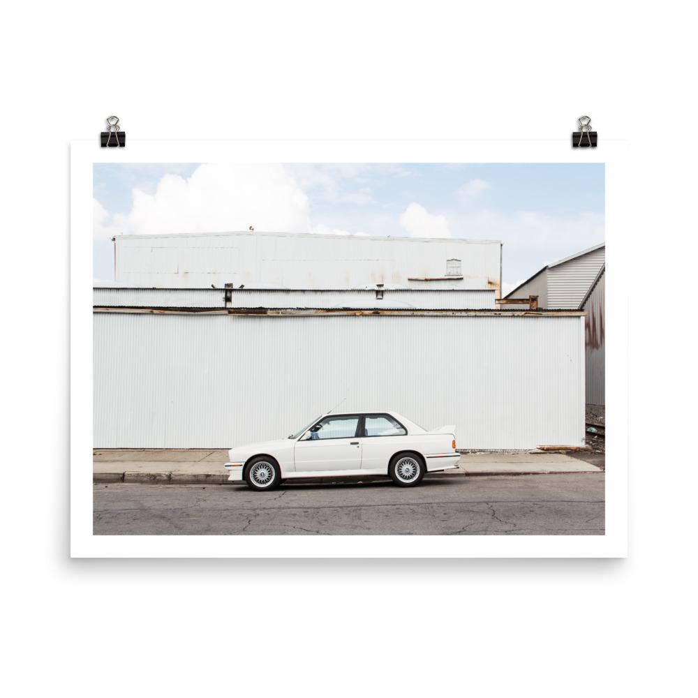 BMW E30 M3, vintage bmw, automotive art, huseyin erturk