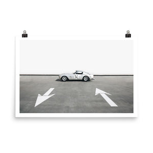 ferrari 250gt swb , ferrari print, car poster, automotive art, classic car