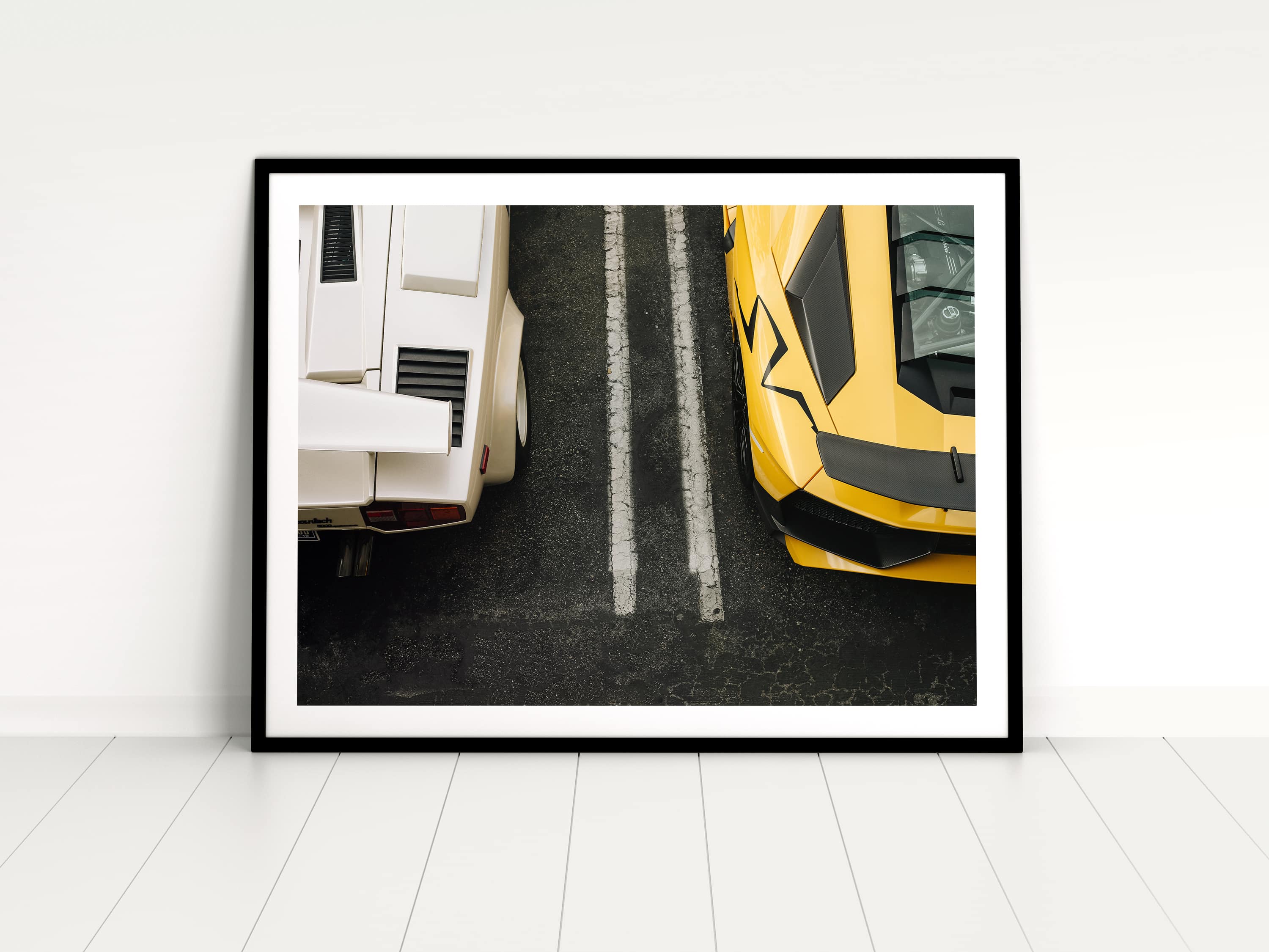 Lamborghini Countach print, aventador sv, car print