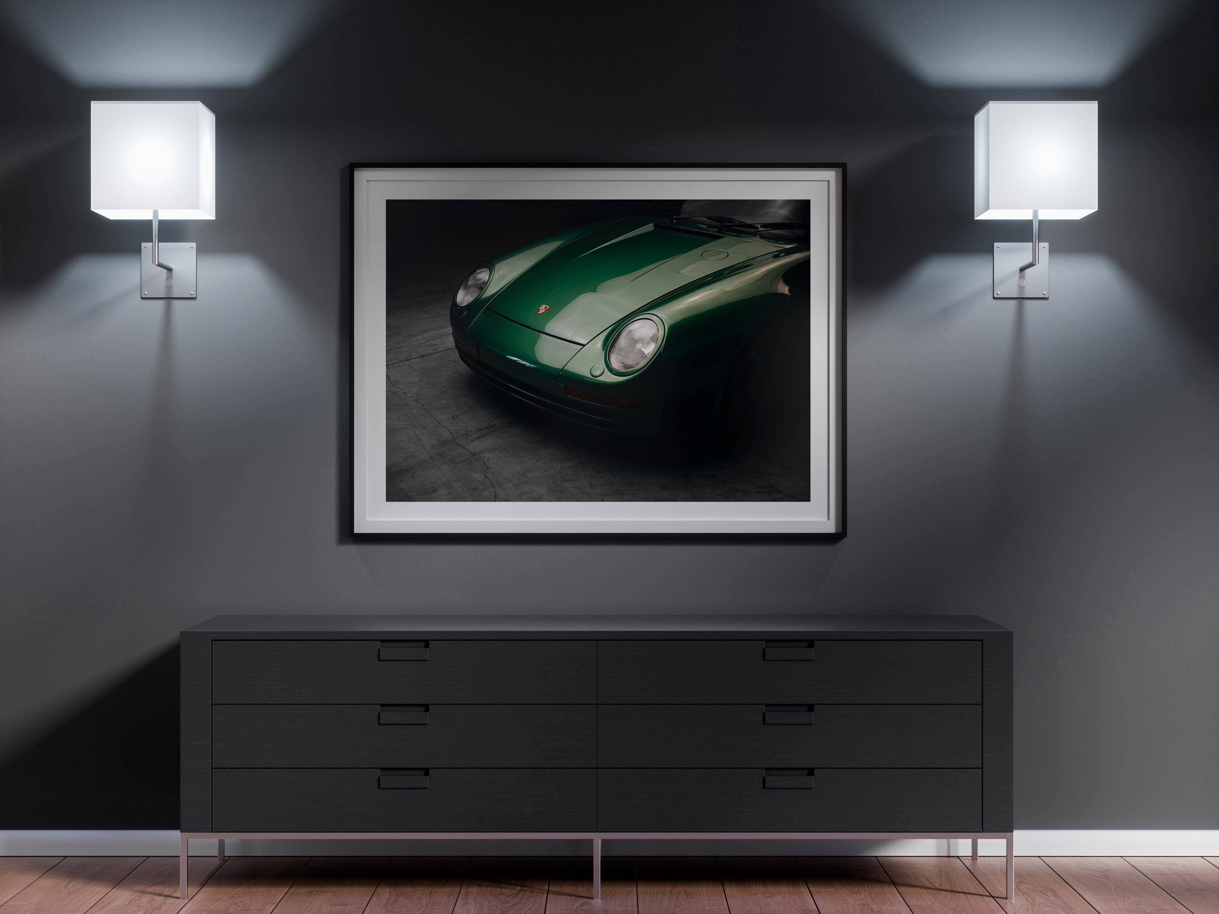 Green Porsche 959 Print