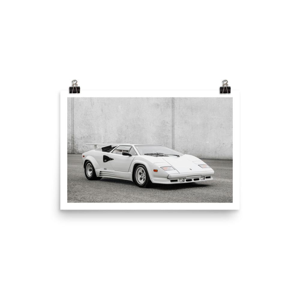 Lamborghini Countach Horizontal Print